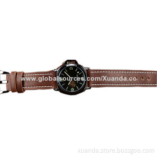 Fashionable watch, genuine leather, mechanical watch for outdoorNew